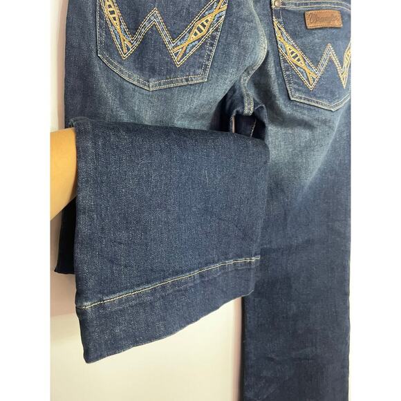 Women’s Wrangler Retro Mae Wide Leg Flare Trouser Jeans Size 30x30 NEW - Picture 7 of 7